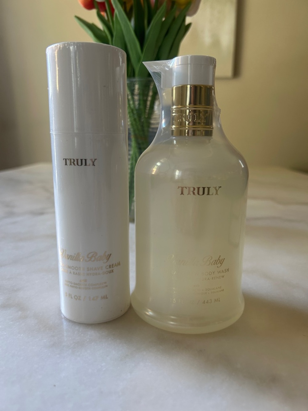 Truly Vanilla Baby Body Wash & Shaving Cream Duo NEW🤍